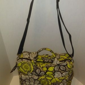 Vera Bradley Citron Convertible Baby Bag